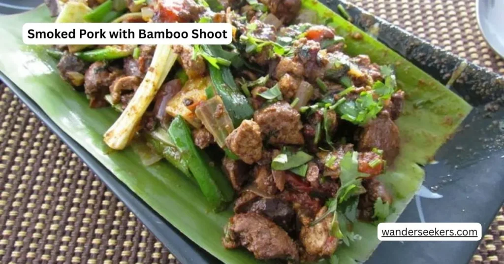 Smoked Pork with Bamboo Shoot