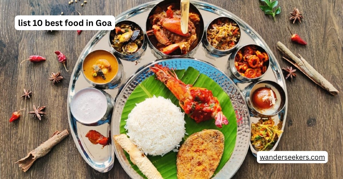 list 10 best food in Goa