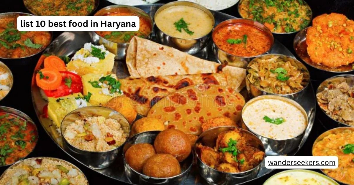 list 10 best food in Haryana